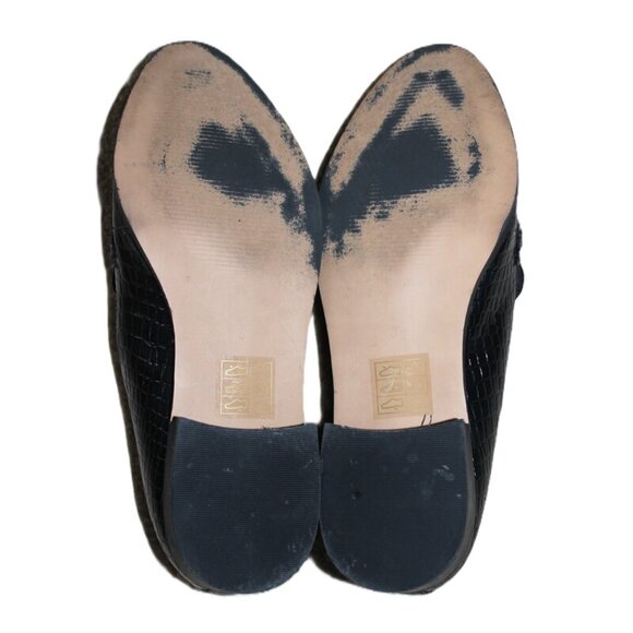 ASOS Vapor Snaffle Loafer in Black Croc - Size 10W - Picture 6 of 10